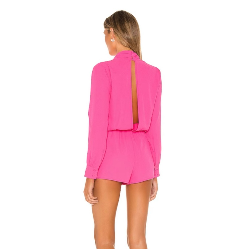 Drape Neck Romper - Picture 3 of 5